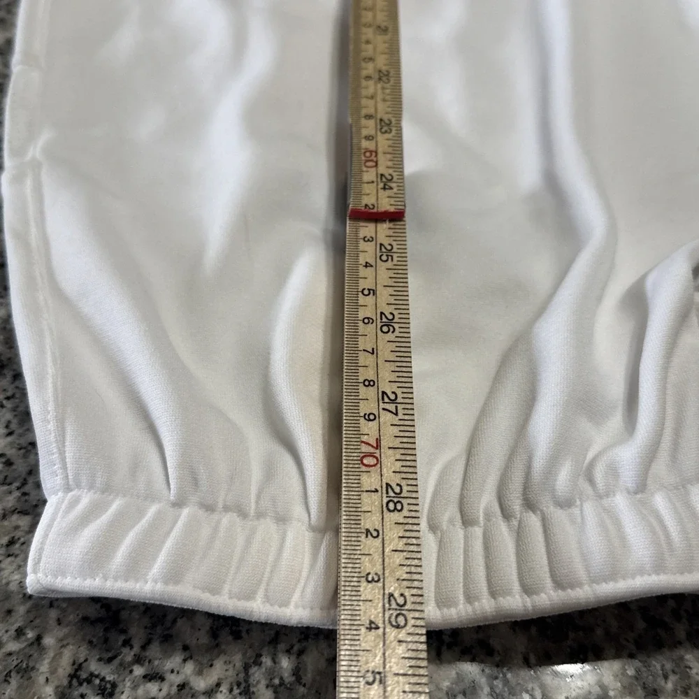 Nike BSBL‎ Vapor Pro Slim Fit High Cut Sz L White Pants